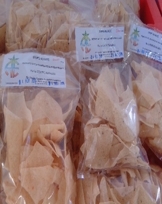 Chips manioc aux fromages