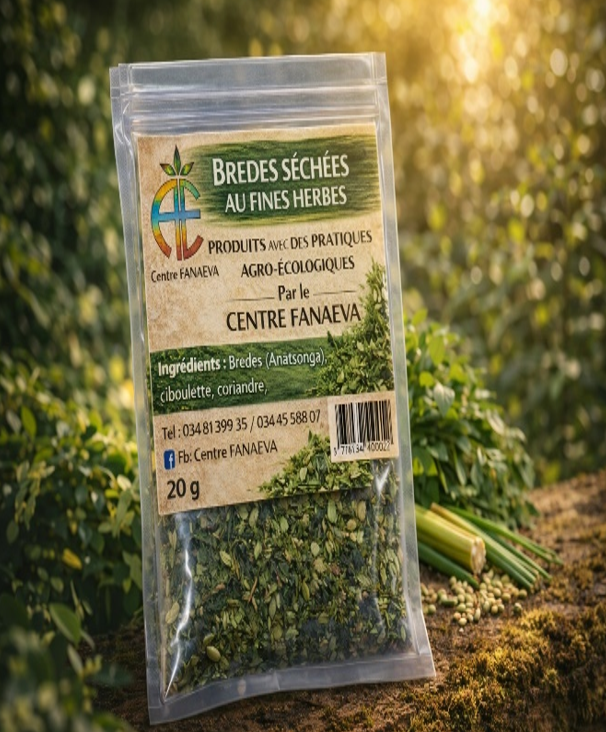 Brèdes séchées aux fines herbes